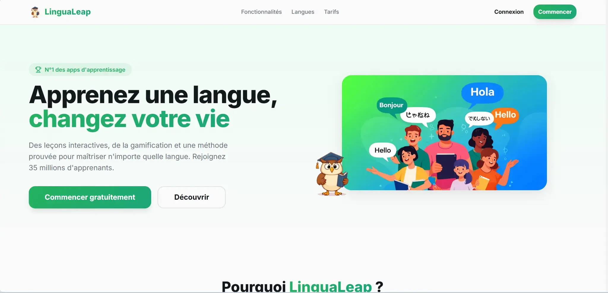 Image principale du projet LinguaLeap