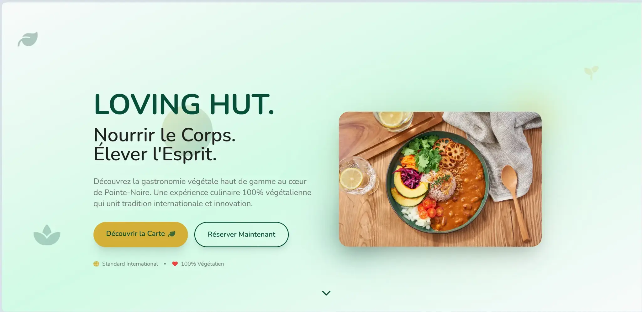Image principale du projet Loving Hut