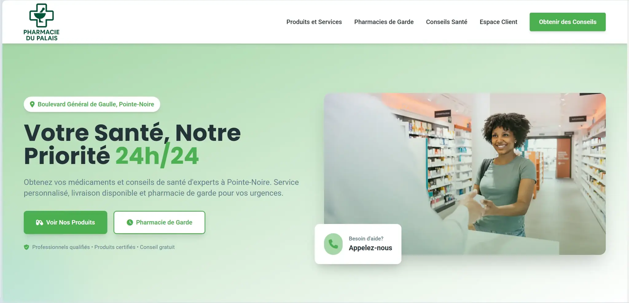 Image principale du projet Pharmacie du Palais